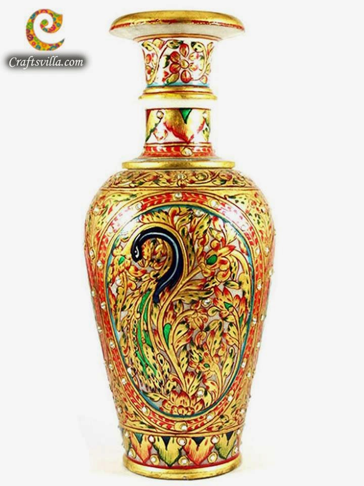 TELUGU WEB WORLD Marble Vase COLLECTION
