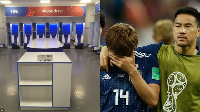 Tersingkir di 16 Besar, Jepang Justru Bikin Kagum Setelah Foto Ruang Gantinya Beredar di Medsos Tersingkir di 16 Besar, Jepang Justru Bikin Kagum Setelah Foto Ruang Gantinya Beredar di Medsos
