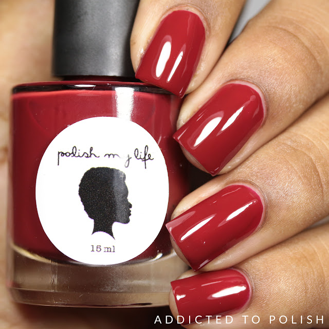 Polish My Life Ruby Red Shoes