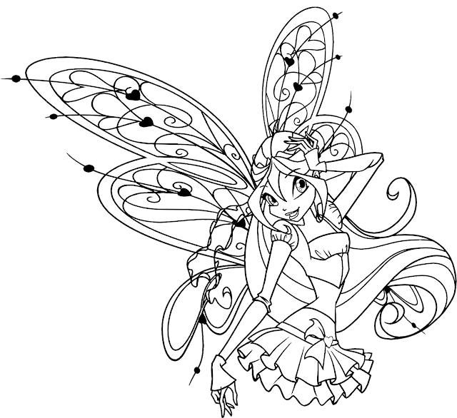 Winx Club Mythix Coloring Pages Coloring Pages
