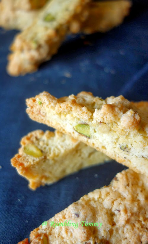 Rumbling Tummy Pistachio Biscotti