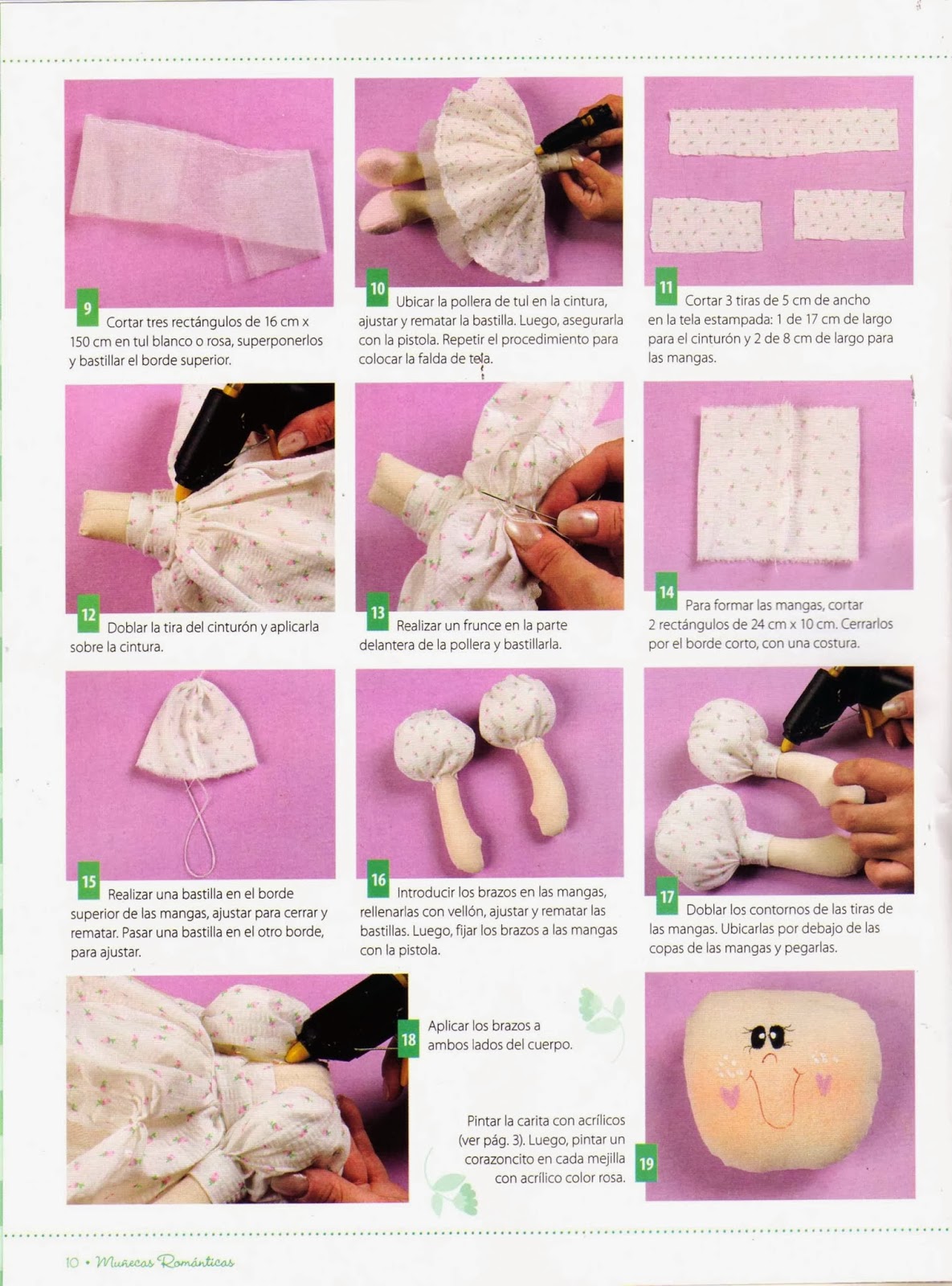 muñecas de vellon paso a paso