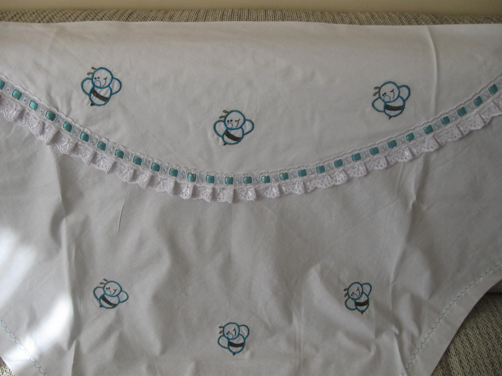 Dantel Örneği/Dantel Resimleri/Örgü Dantel Bebek kundağı