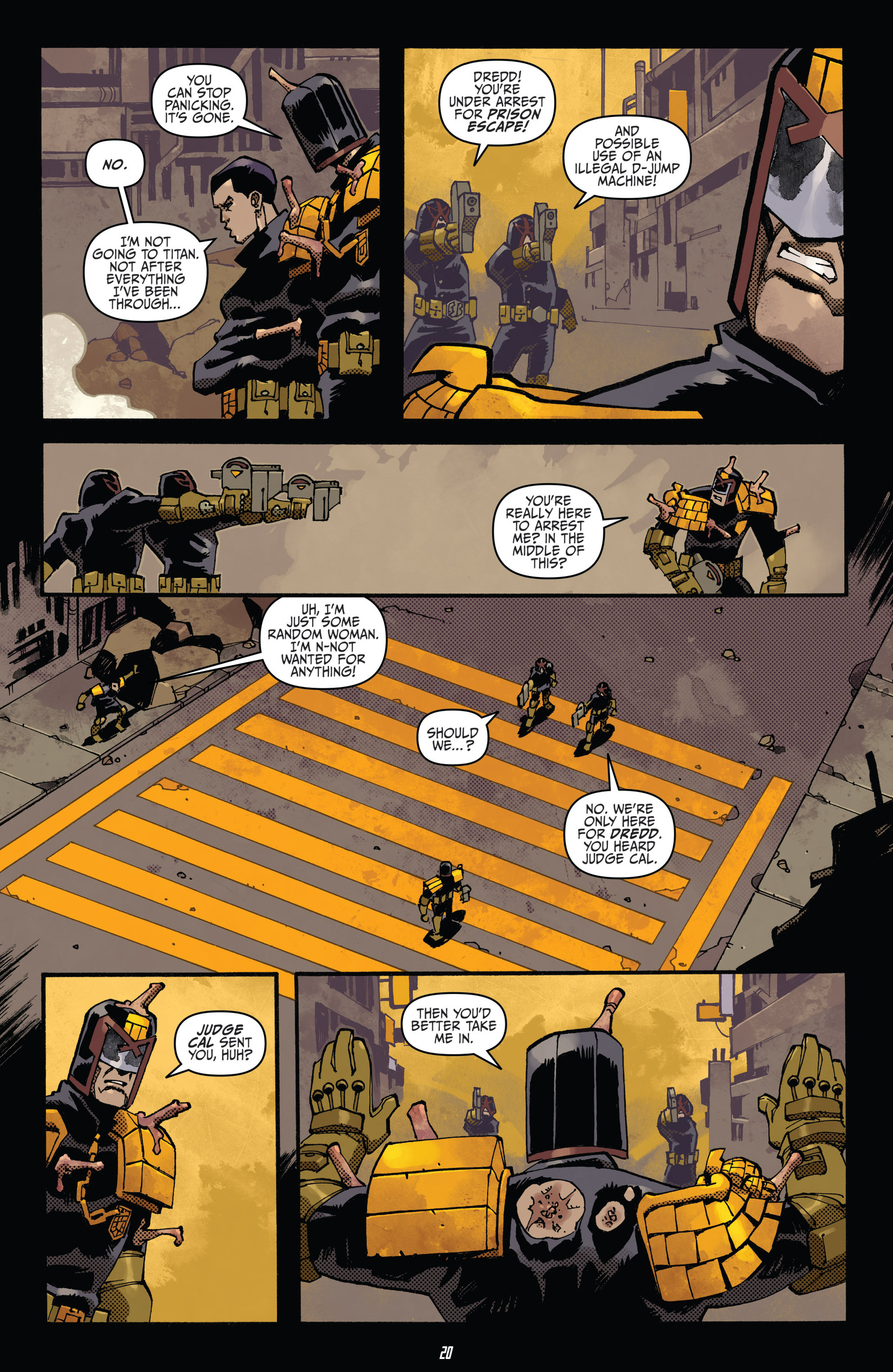 Read online Judge Dredd (2012) comic -  Issue #19 - 22