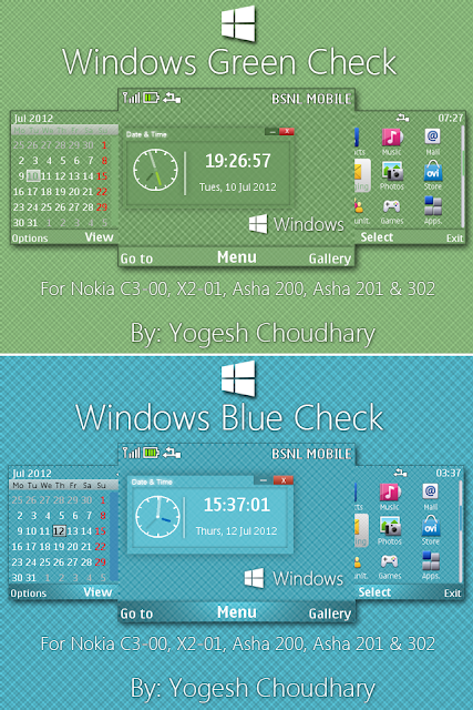 The Cleanest Themes for Nokia C3-00, Asha 200, Asha 201 & Asha 302 (2)