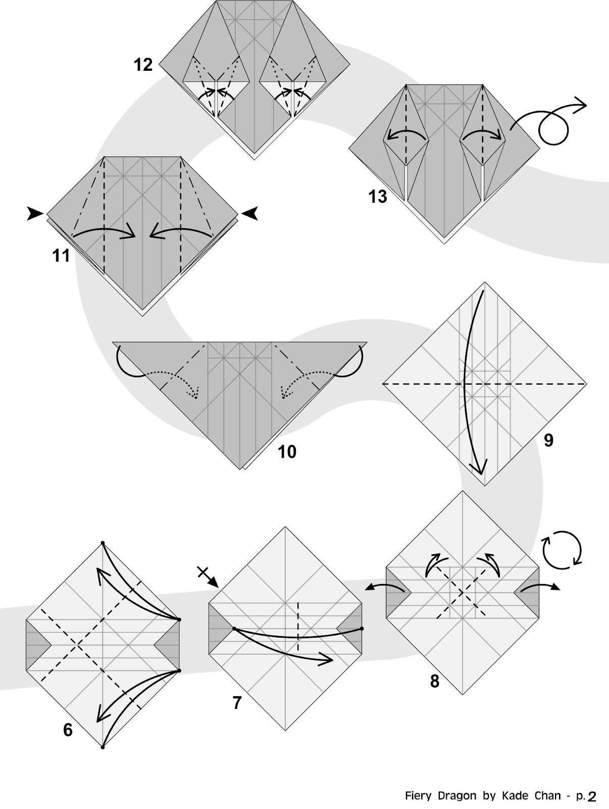 Ancient Dragon – Origami Database