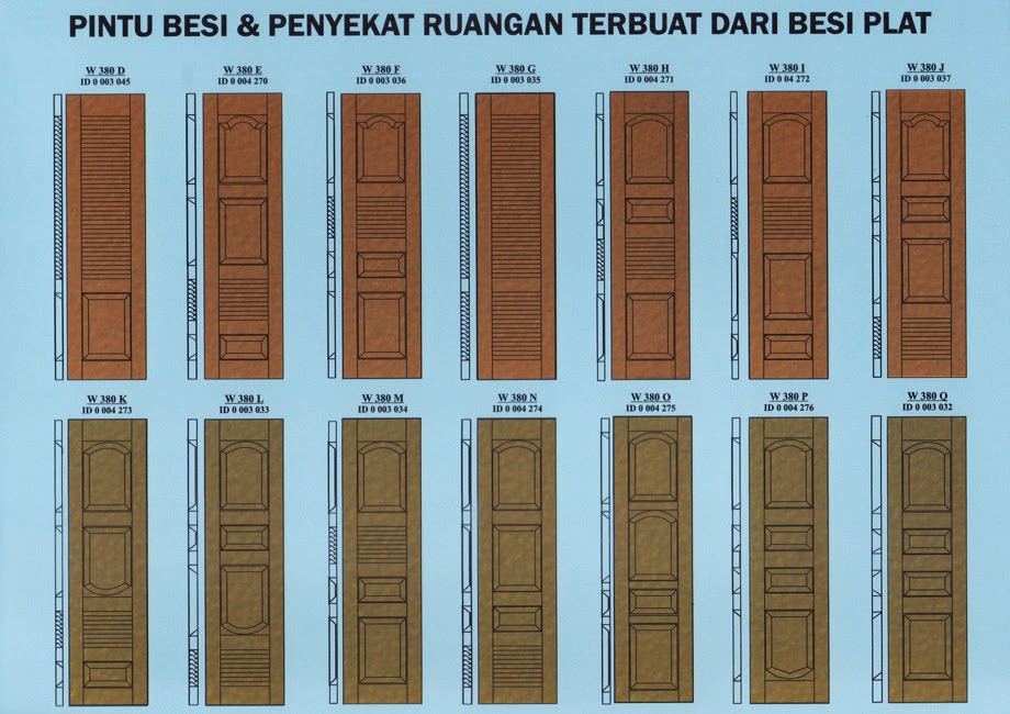  Pintu Garasi Besi WINA Rel Pintu Garasi WINA Karya 