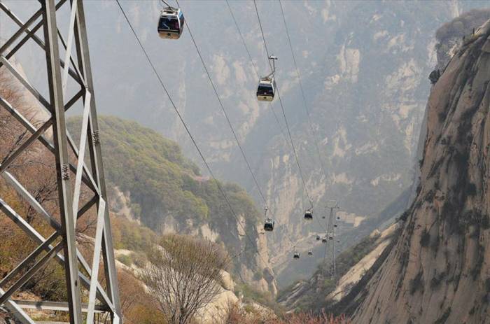 Huashan - The Most Dangerous Mountain Route in China Mount Hua Shan is located near the southeast corner of the Ordos Loop section of the Yellow River basin, south of the Wei River valley, at the eastern end of the Qin Mountains, in southern Shaanxi province. It is part of the Qin Ling Mountain Range that divides not only northern and southern Shaanxi, but also China.