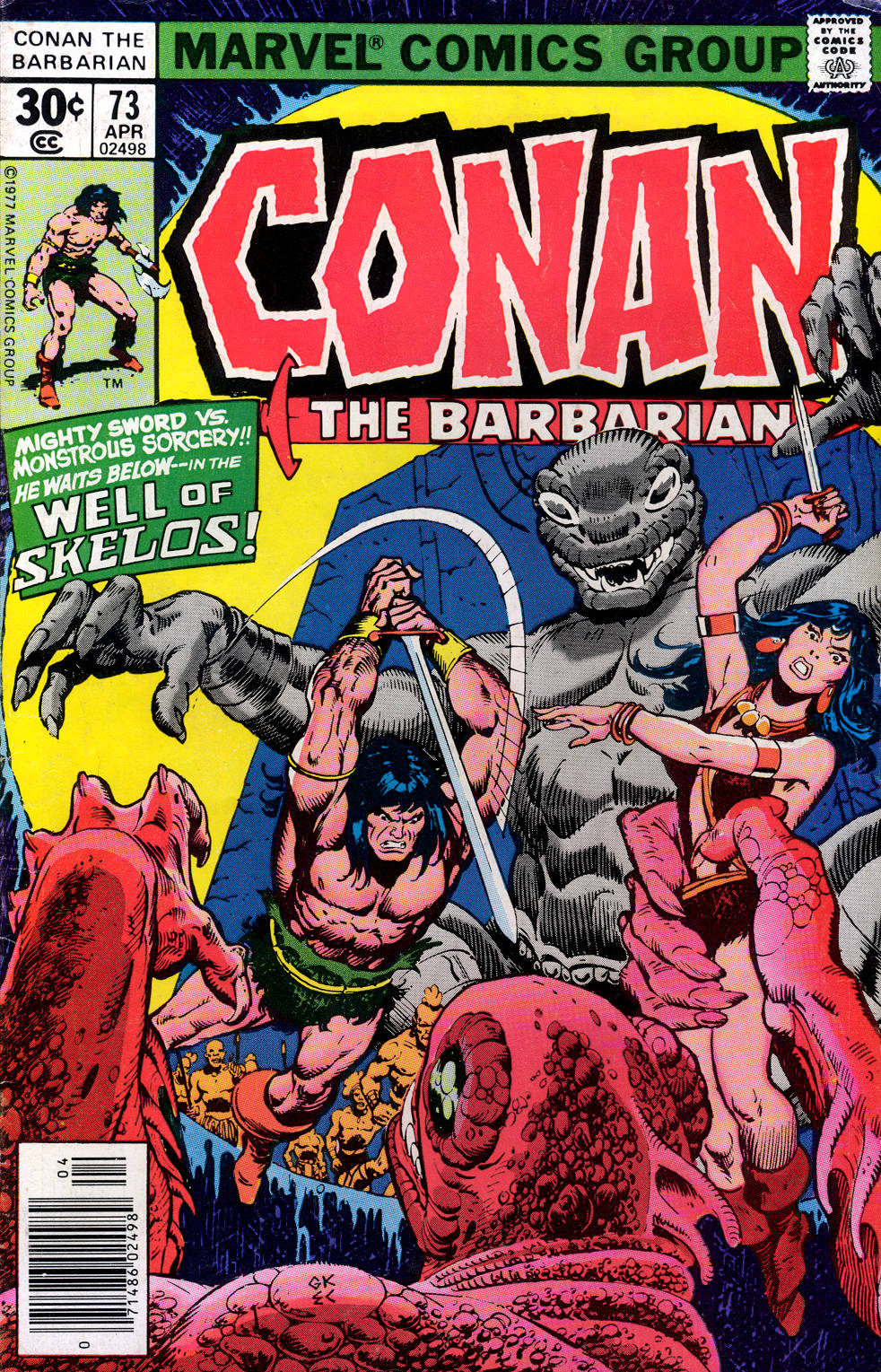 Read online Conan the Barbarian (1970) comic -  Issue #73 - 1