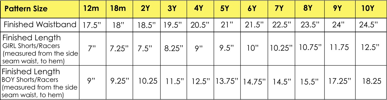 Old Navy 5t Size Chart