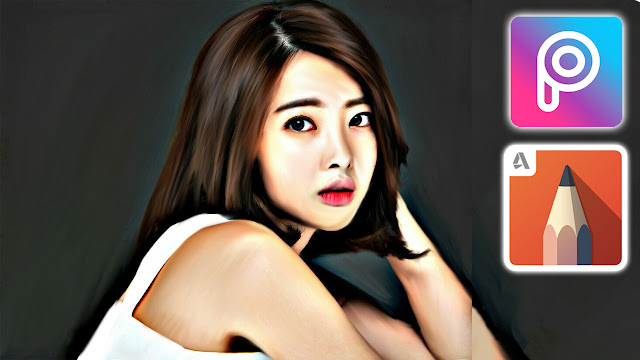Cara Membuat Smudge Painting (Picsart + Autodesk