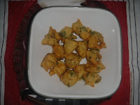 SPRING ONION N CHINESE SPINACH PAKORA ~ INDIAN, NON INDIAN RECIPE