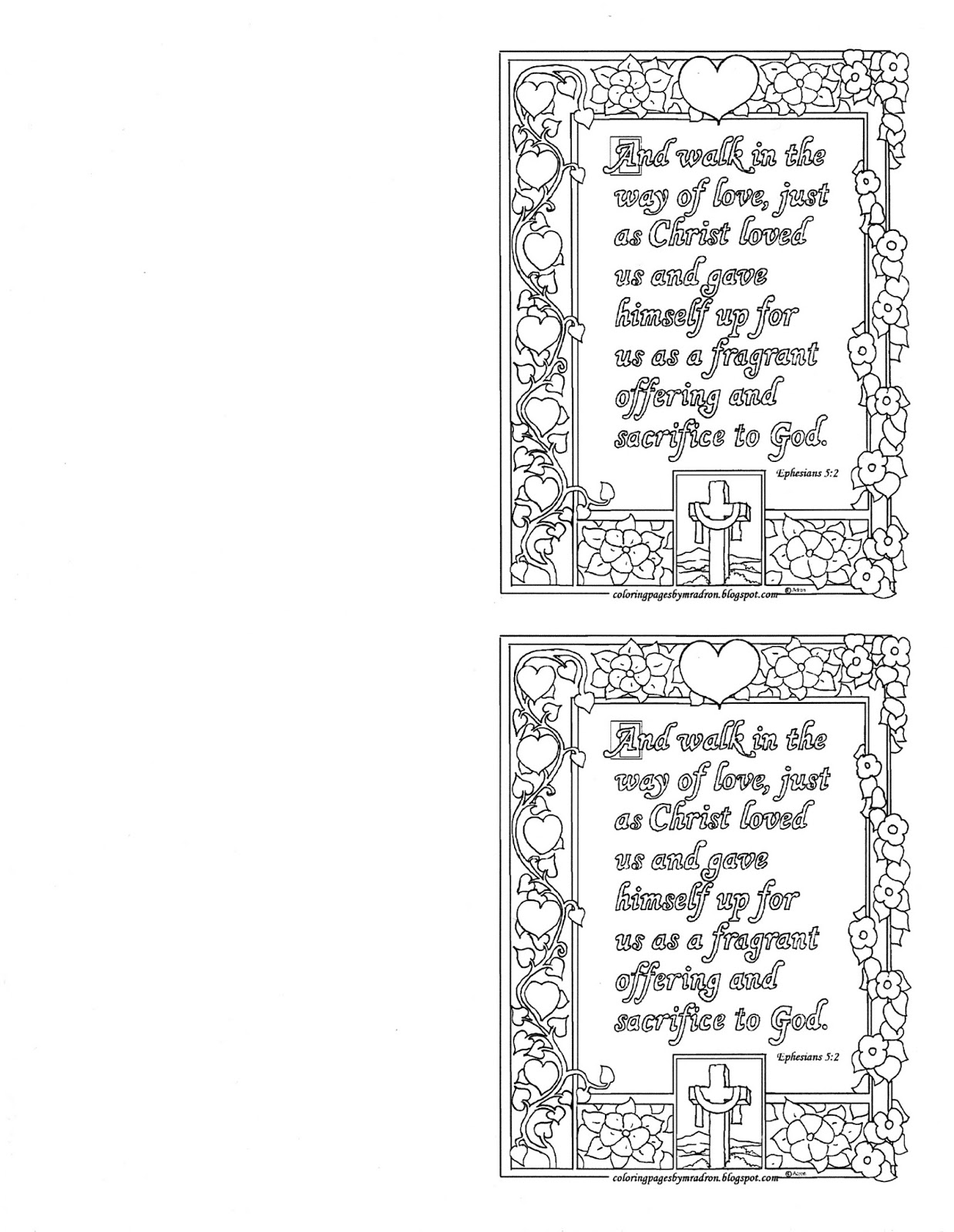 Coloring Pages for Kids by Mr. Adron Printable Encouragement Card With