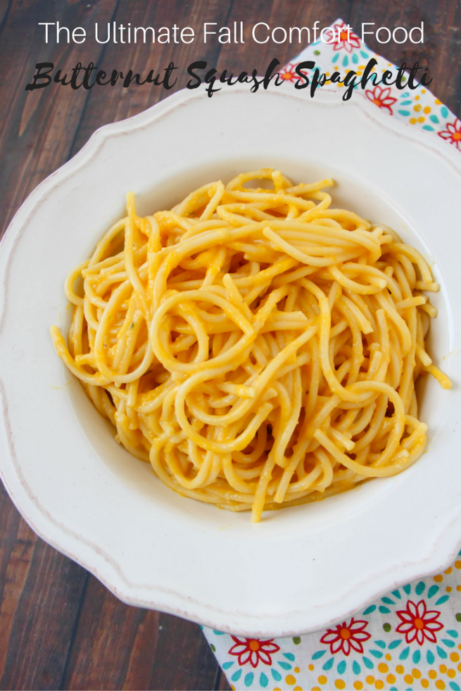 The Ultimate Fall Comfort Food: Butternut Squash Spaghetti