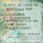 Denise Creationz Unlimited Use License