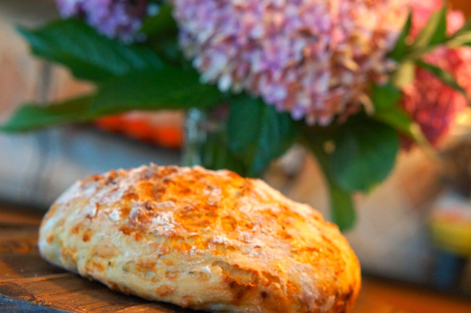 Y'all Come On In The Door's Open Rosemary Gruyere Crusty Bread