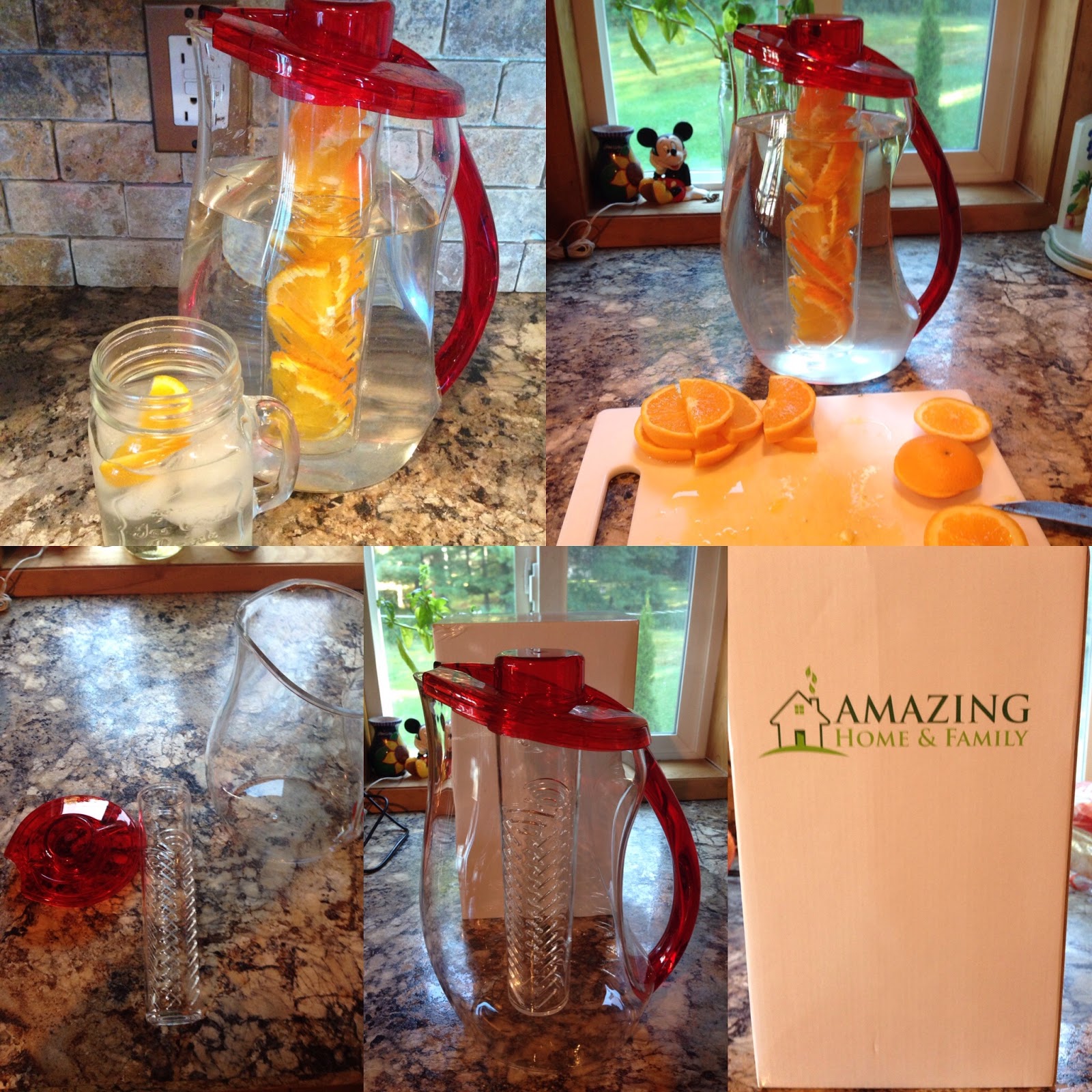 A Moms Product Reviews Product Review Water Infuser Pitcher & Gourmet