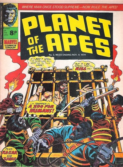 Marvel UK Planet of the Apes #3