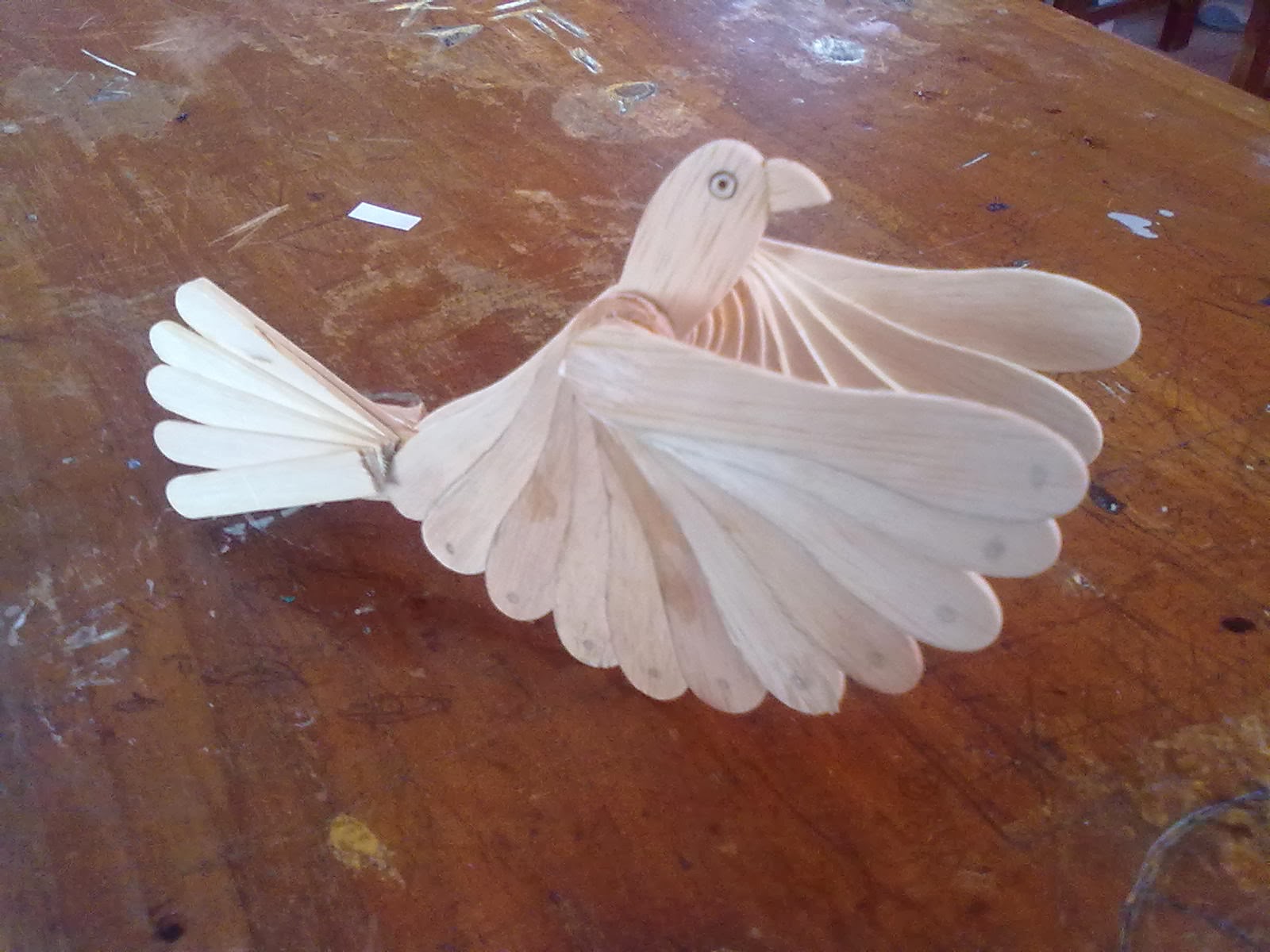  Cara  Membuat  Burung 2 dari  Stik  Es  Krim  Cara  Membuat  