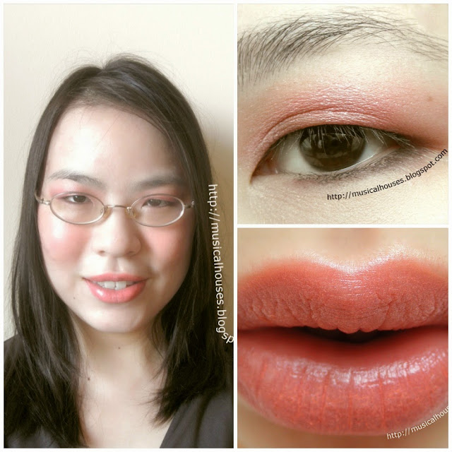 Etude House Play 101 Pencils FOTD Makeup Look with the Pencils on Eyes