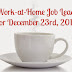 Work-at-Home Job Leads for the Week of December 23rd, 2013