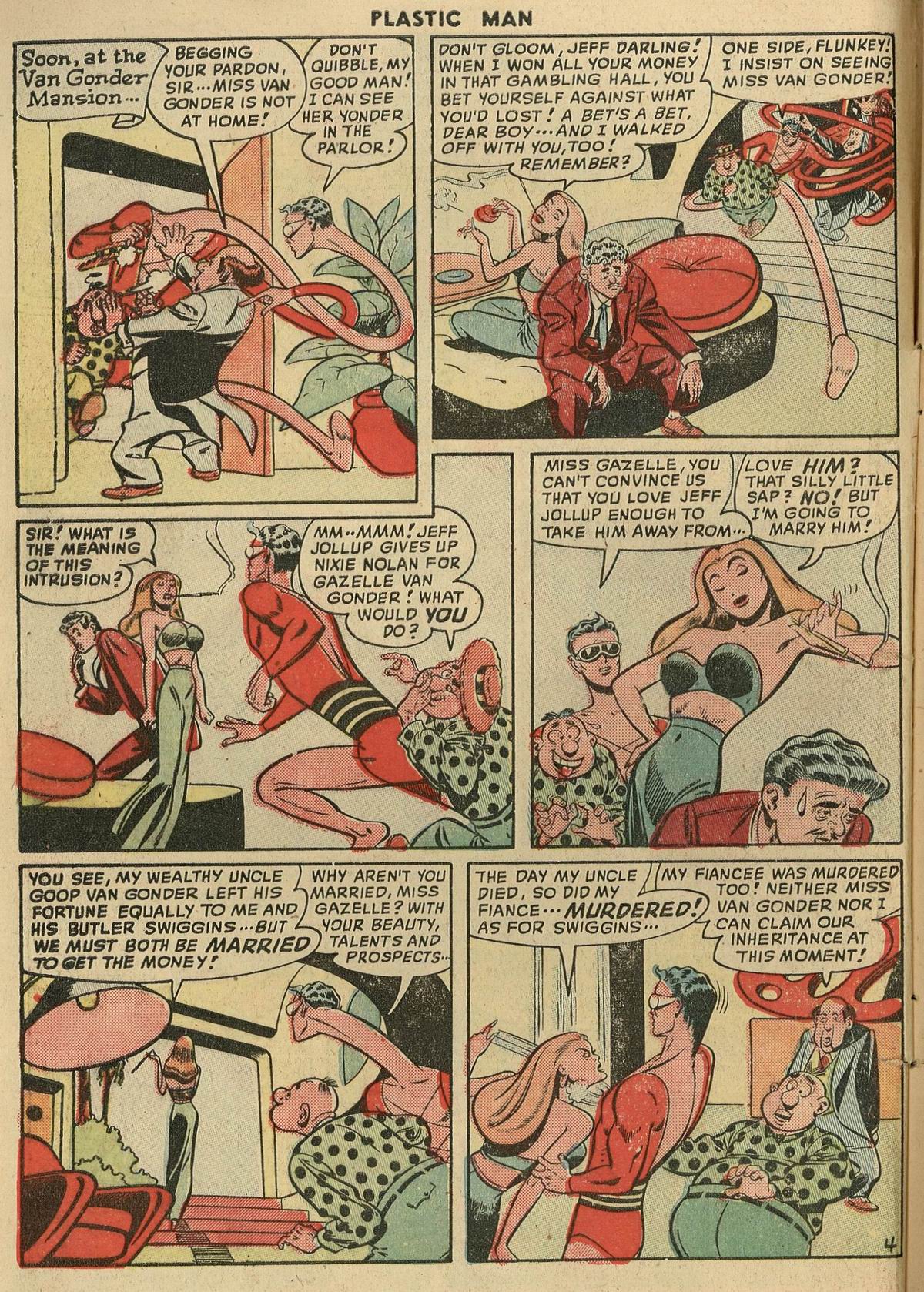 Read online Plastic Man (1943) comic -  Issue #16 - 7