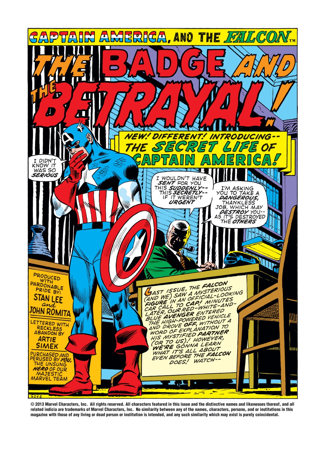 Captain America (1968) Issue #139 #53 - English 2