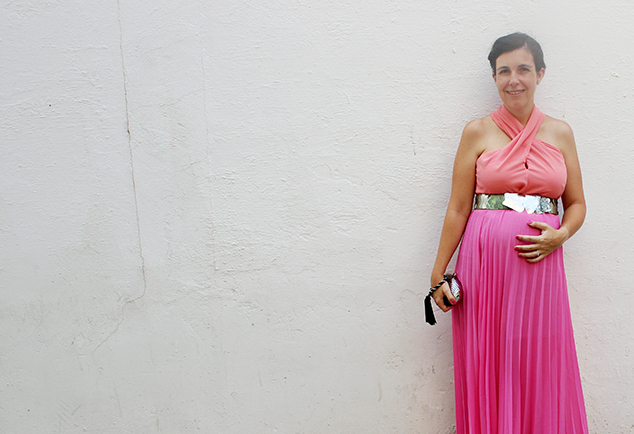 LUNARES Y NARANJAS: de estilo: cómo no ir de invitada embarazada a una boda