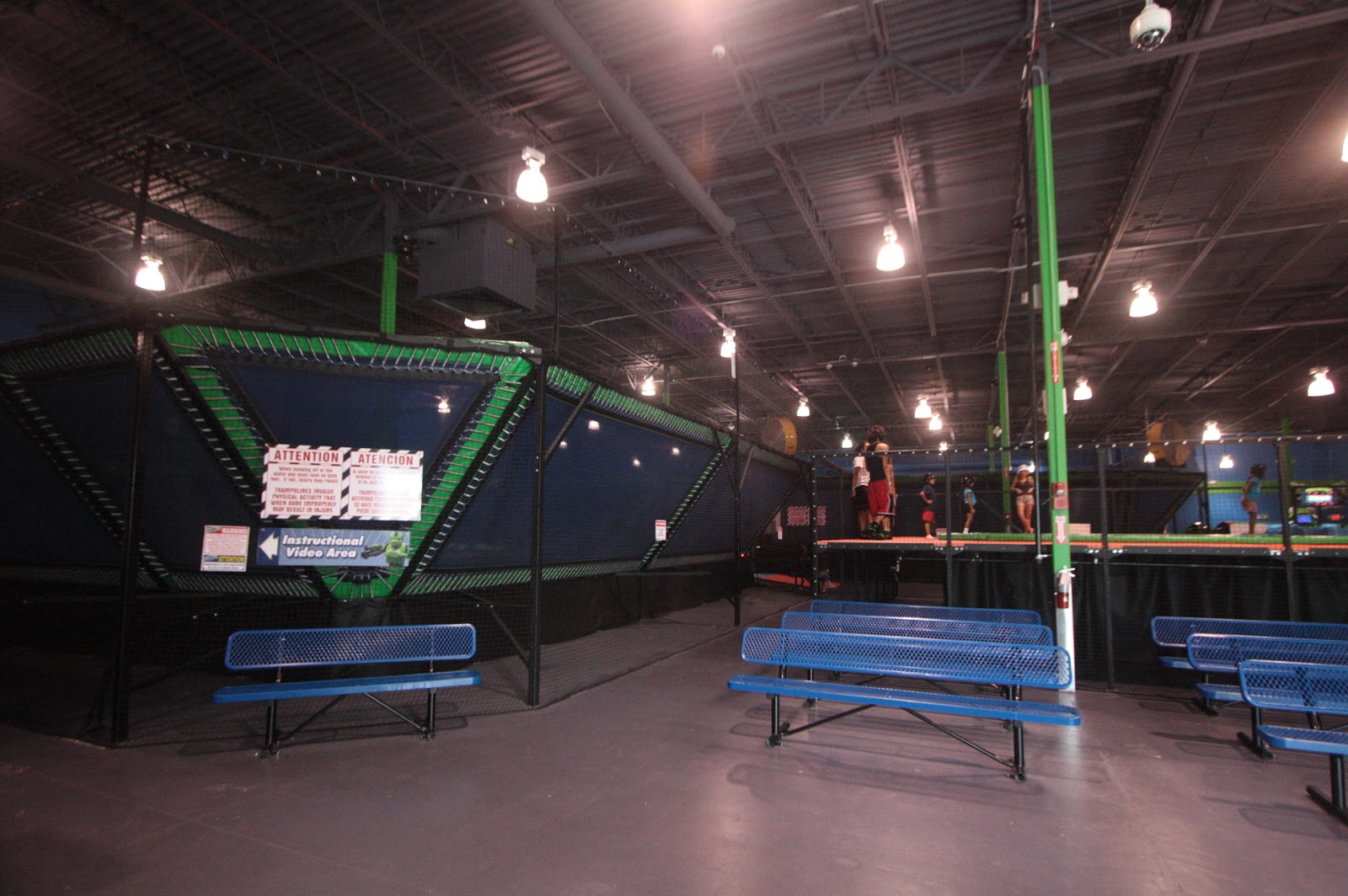 Ultimate Orlando Blog Rebounderz Indoor Trampoline arena photo tour