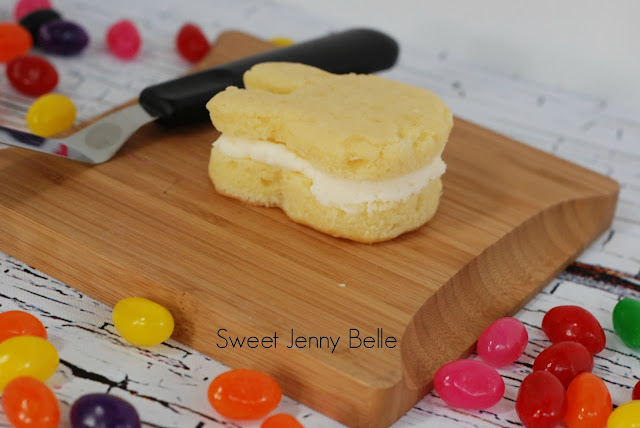 easter bunny petit four - lemon cake and recipe
