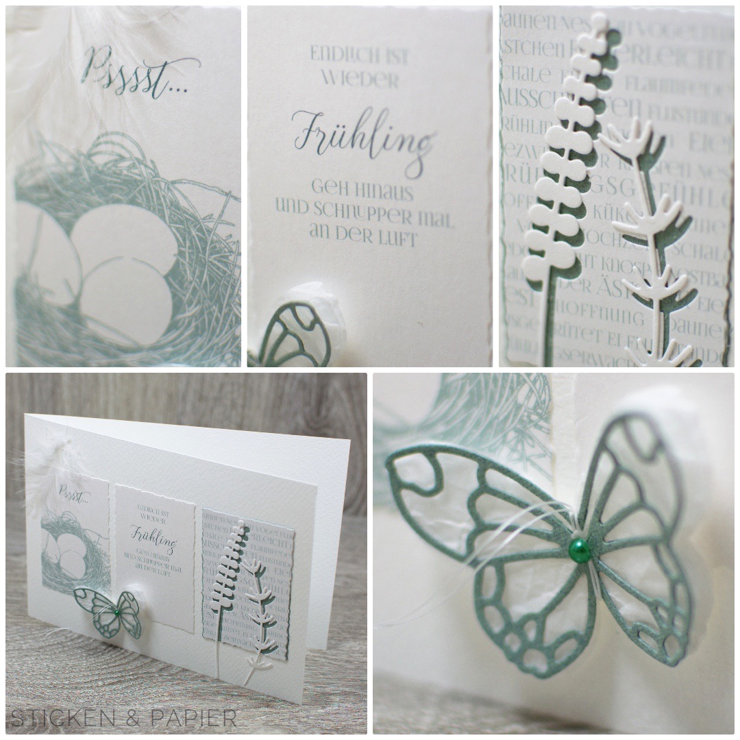 Wie versprochen | Sticken & Papier