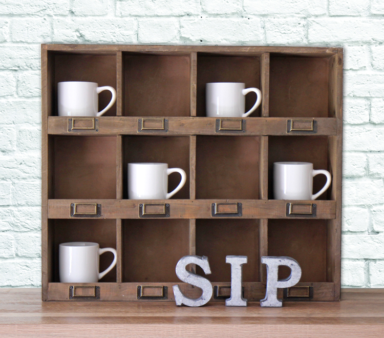 The Craft Patch Farmhouse Wooden Cubby Shelf Styling Ideas