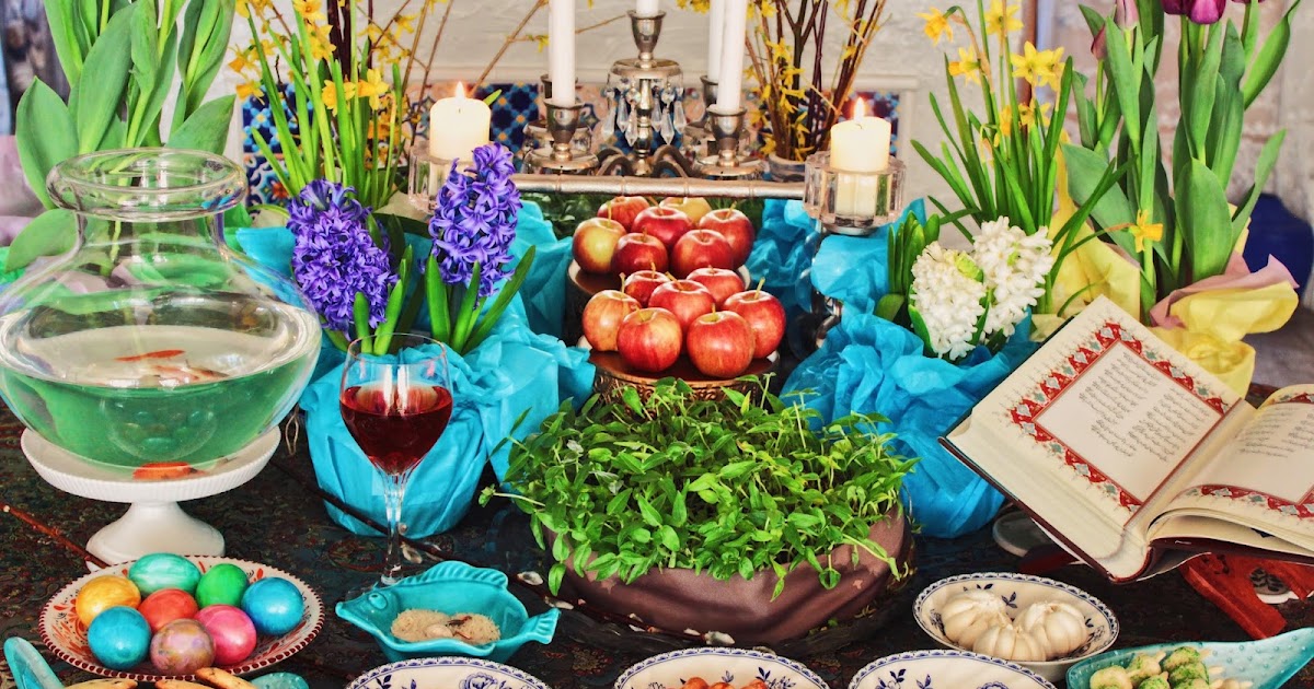 Turmeric & Saffron Haft Seen Table Nowruz 2018!