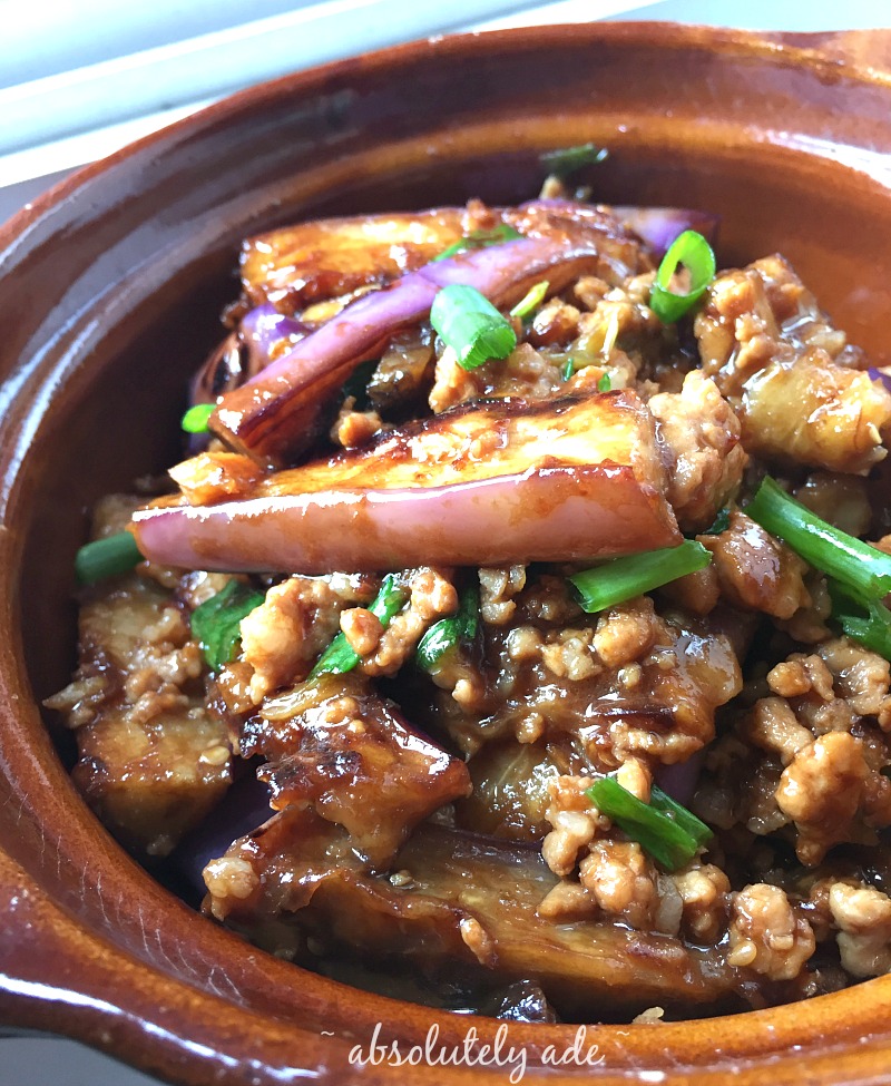 Eggplant with Minced Meat and Salted Fish ABSOLUTELY Ade by The