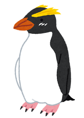 フィヨルドランドペンギンのイラスト