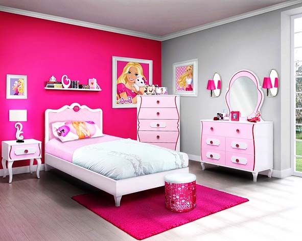 Barbie Bedroom Design Decorating Ideas - Decorating and Home Design