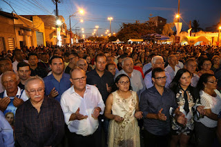 Governador visita Ribeirópolis e participa de procissão em louvor ao Sagrado Coração de Jesus Governador visita Ribeirópolis e participa de procissão em louvor ao Sagrado Coração de Jesus