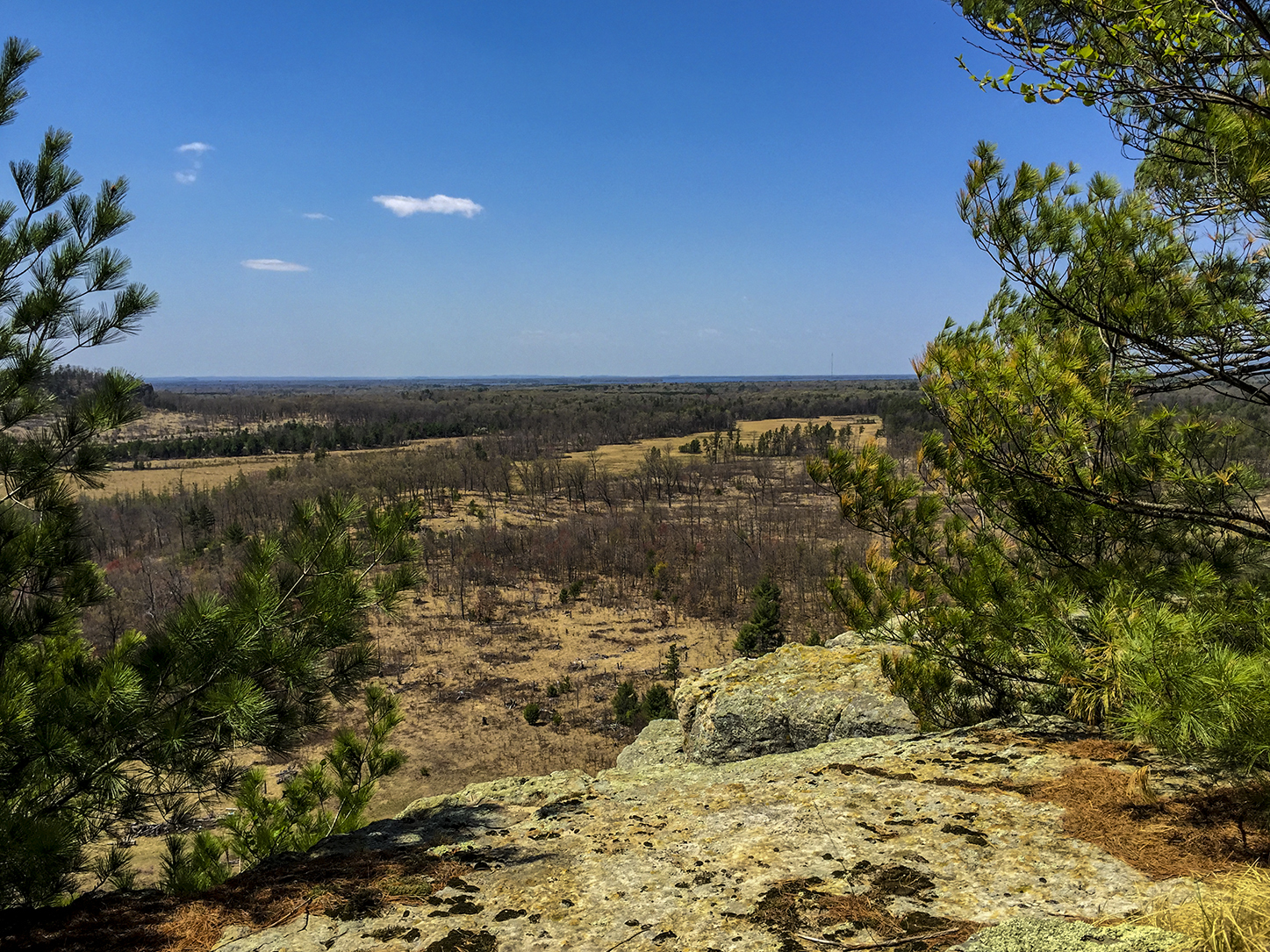 Lone Rock at Quincy Bluff SNA in Friendship WI