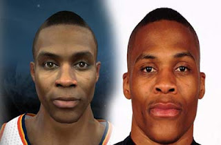 NBA2K12 Russel Westbrook London Olympics Cyber face