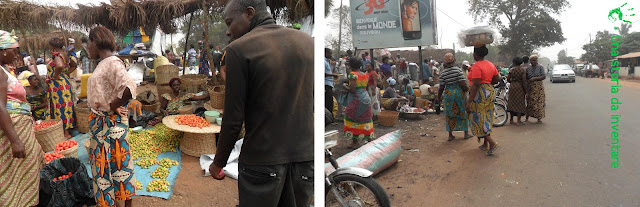 Gli abitanti di Noepé al Mercato, Togo, Africa