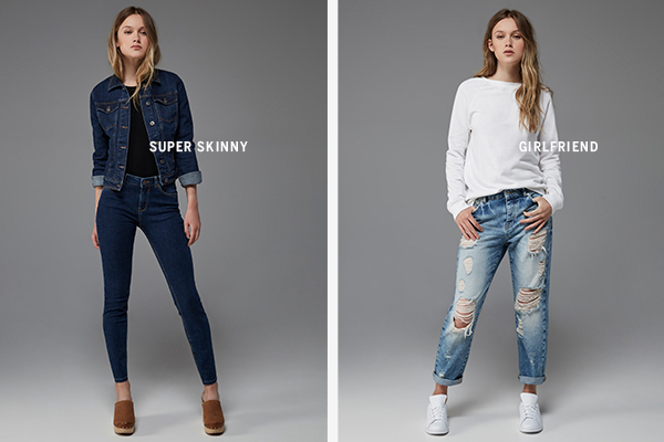 Bershka distintos tipos de jeans para mujer