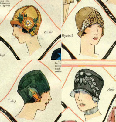 The Vintage Pattern Files: Free 1920's Sewing Patterns - Cloche Hats The Vintage Pattern Files: Free 1920's Sewing Patterns - Cloche Hats