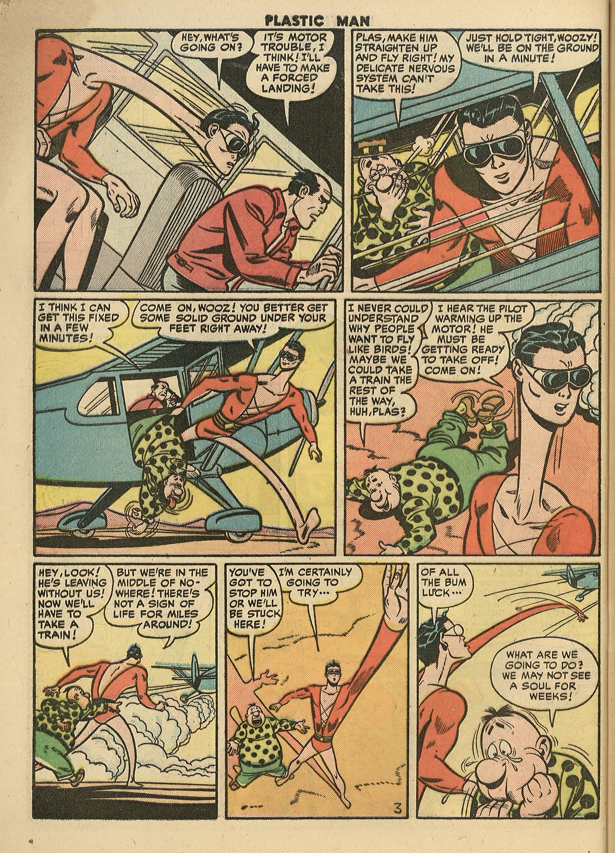 Read online Plastic Man (1943) comic -  Issue #28 - 44