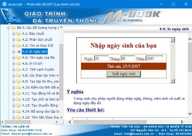 HOT HOT GIÁO TRÌNH JAVASCRIPT ĐẠI HỌC KHOA HỌC TỰ NHIÊN | Viết bởi ...