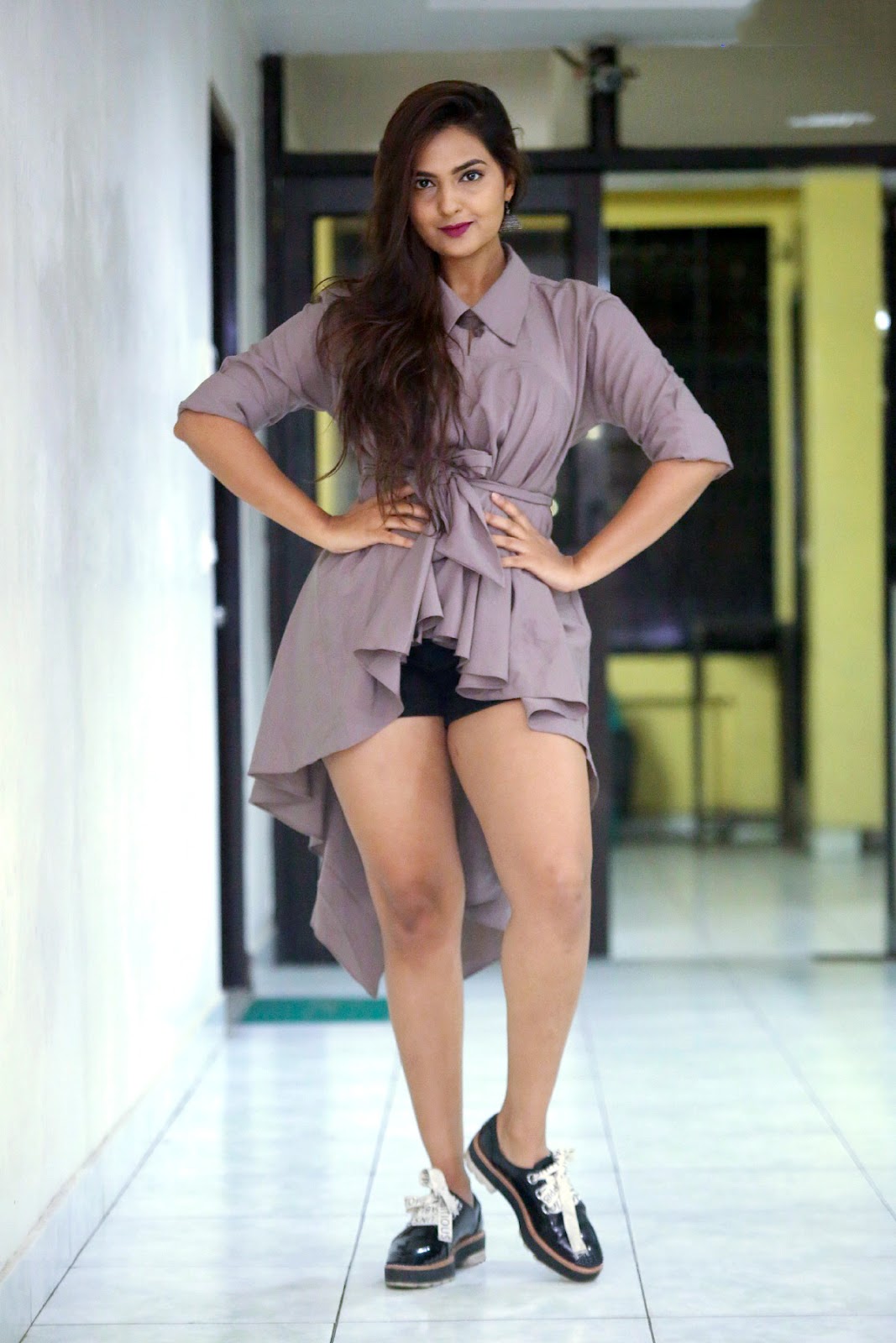 Milky Hot Thighs And Legs Of Indian Celebs Neha Deshpande Album 5 Of Anuvamshikatha Trailer 