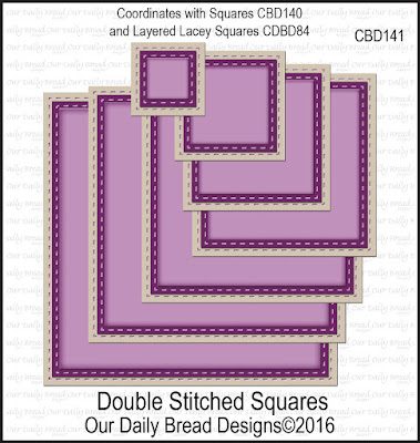 Our Daily Bread Designs Custom Double Stitched Squares Dies
