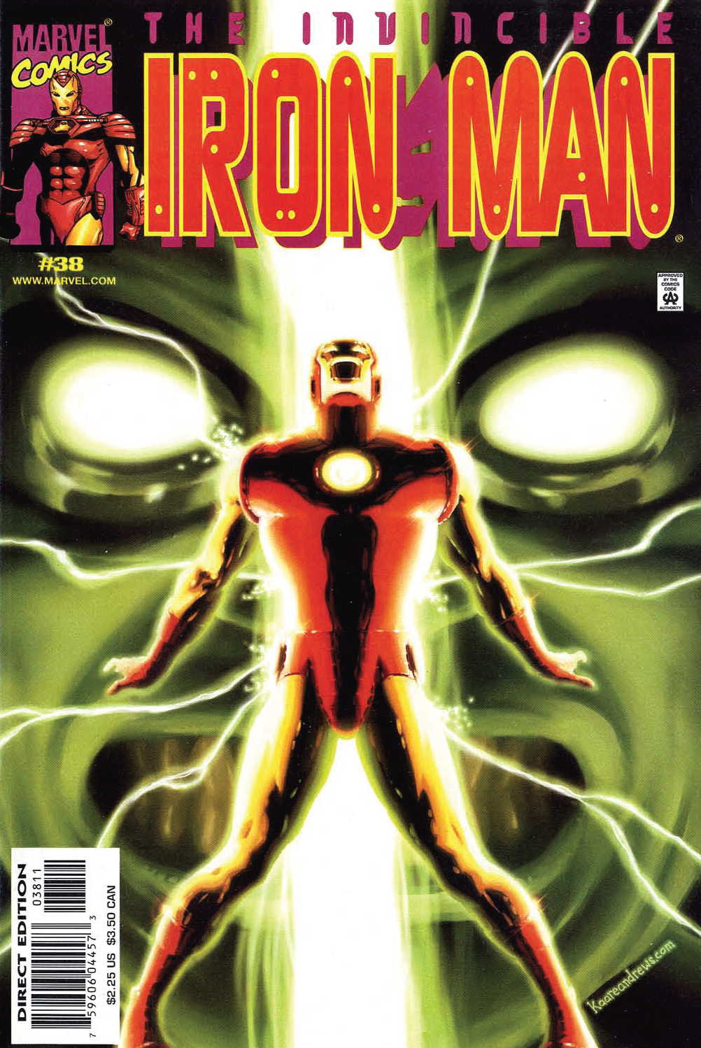 Read online Iron Man (1998) comic -  Issue #38 - 1