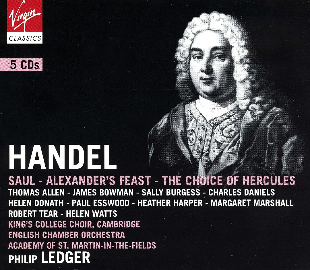 makdelart classique Handel Saul. Alexander's Feast. The Choice of