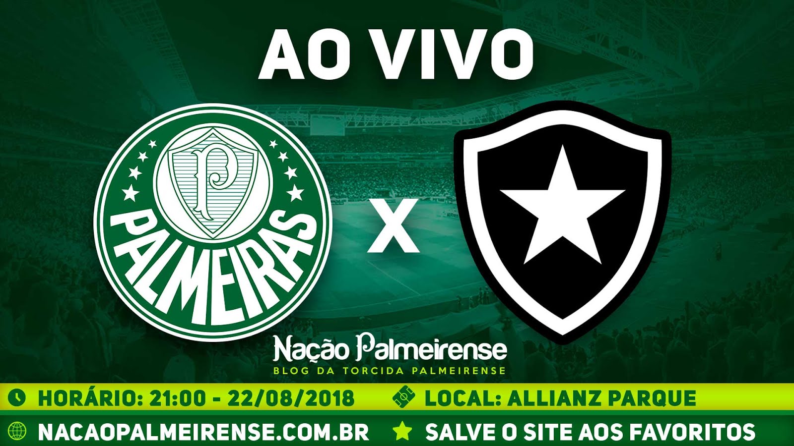 Assistir Palmeiras x Botafogo Ao Vivo  