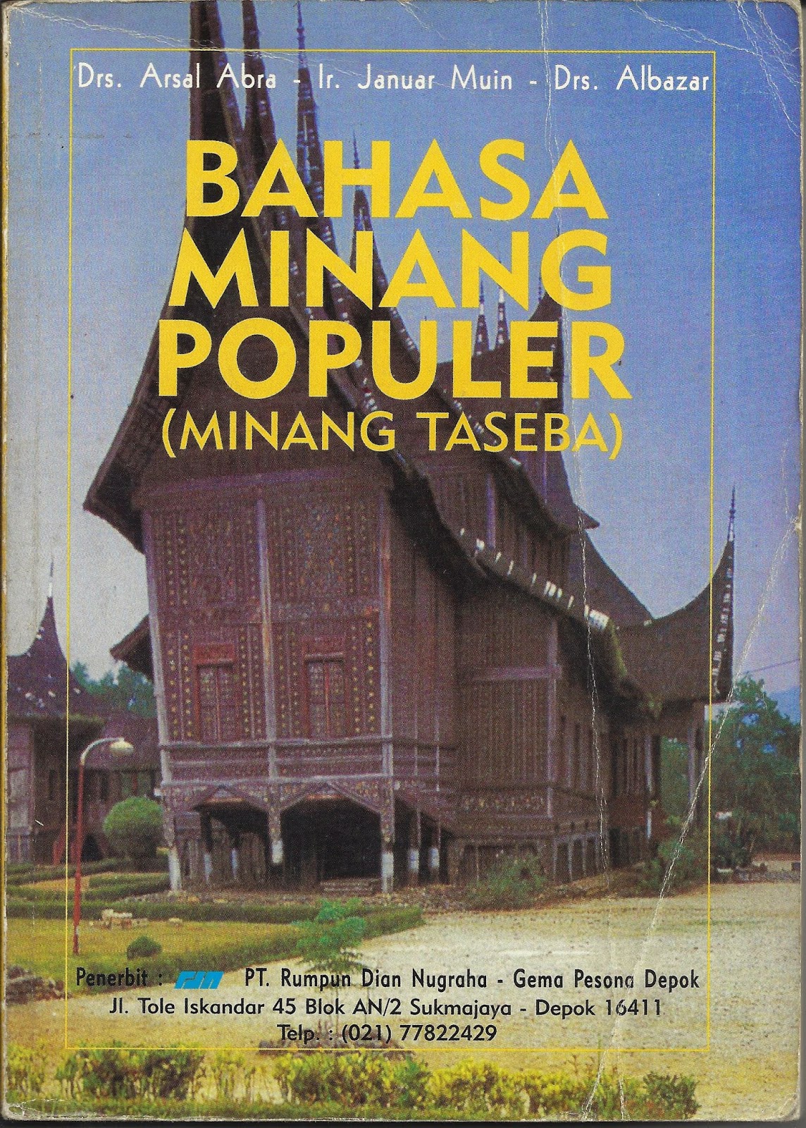 Palanta Minang Bahasa Minang Populer Minang Taseba